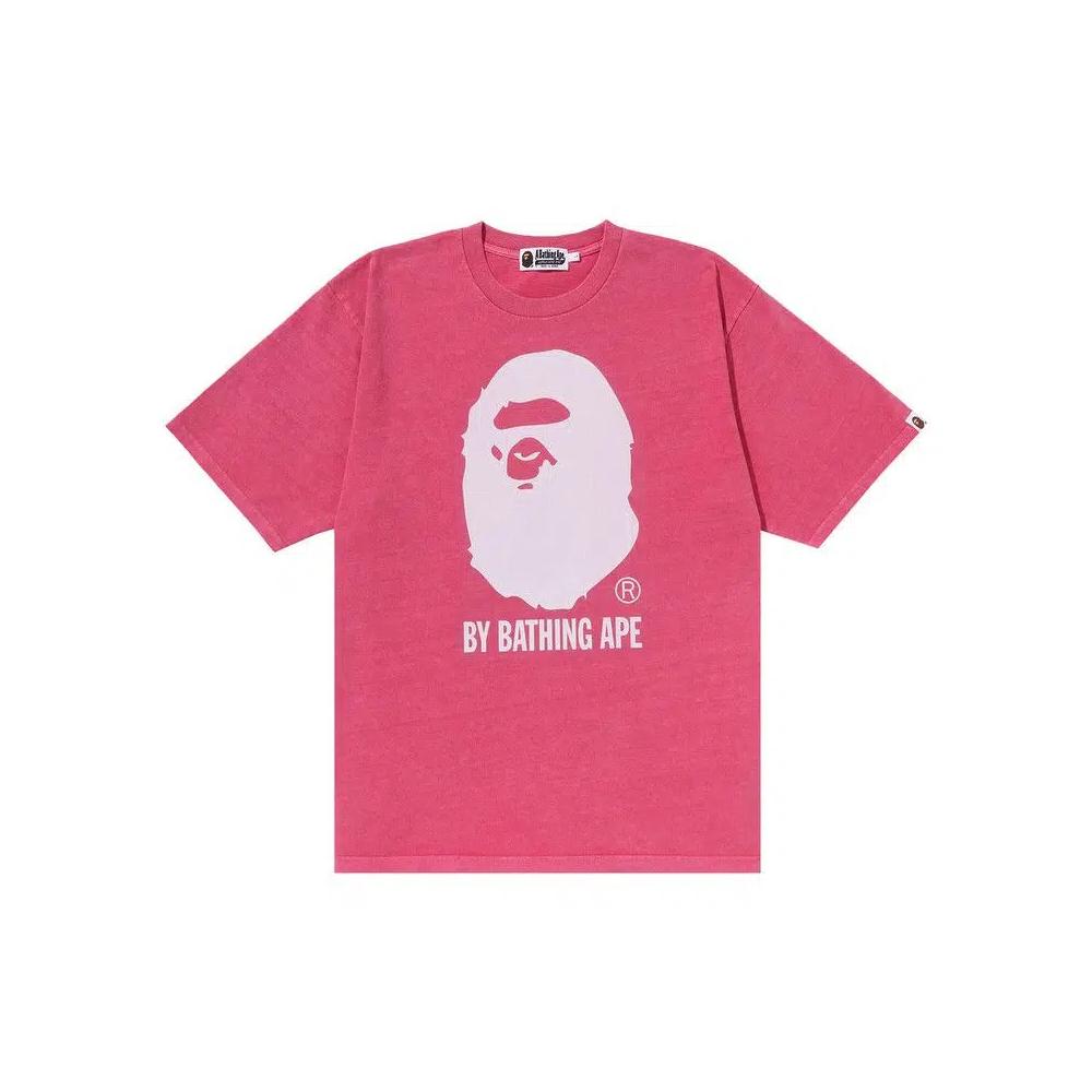 Футболка BAPE Overdye By Bathing Ape Relaxed Tee 'Pink' 1