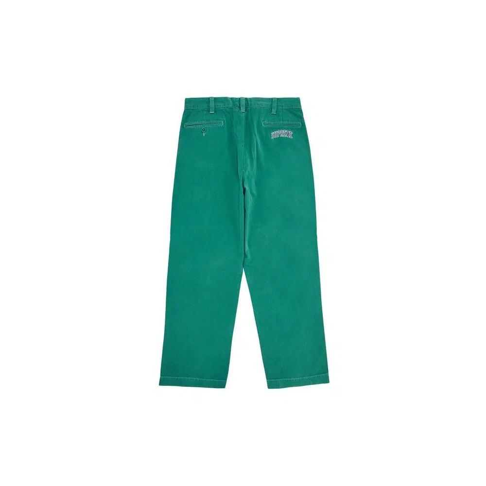 Брюки Supreme Chino Pant 'Темно-мятный' 2