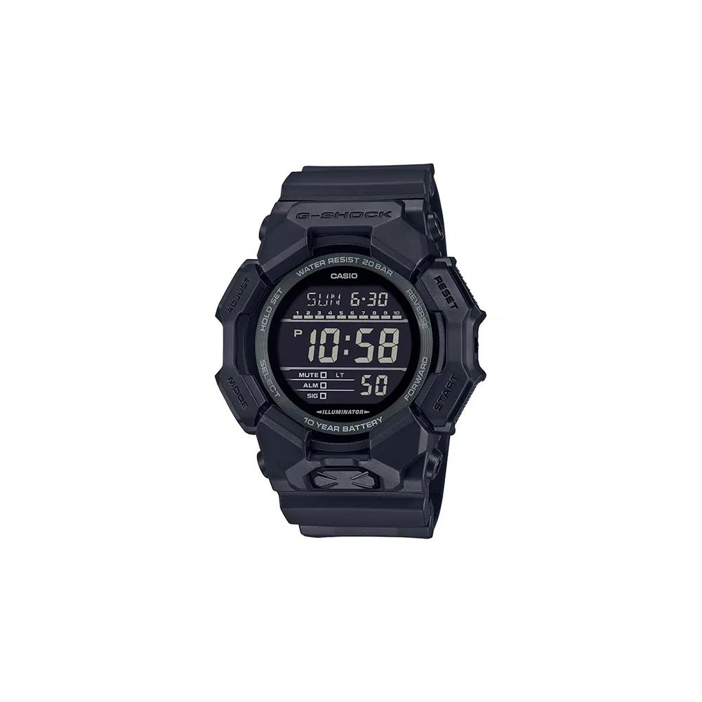 GD-010-1A1 Мужские цифровые часы, черный, ремешок из смолы 1