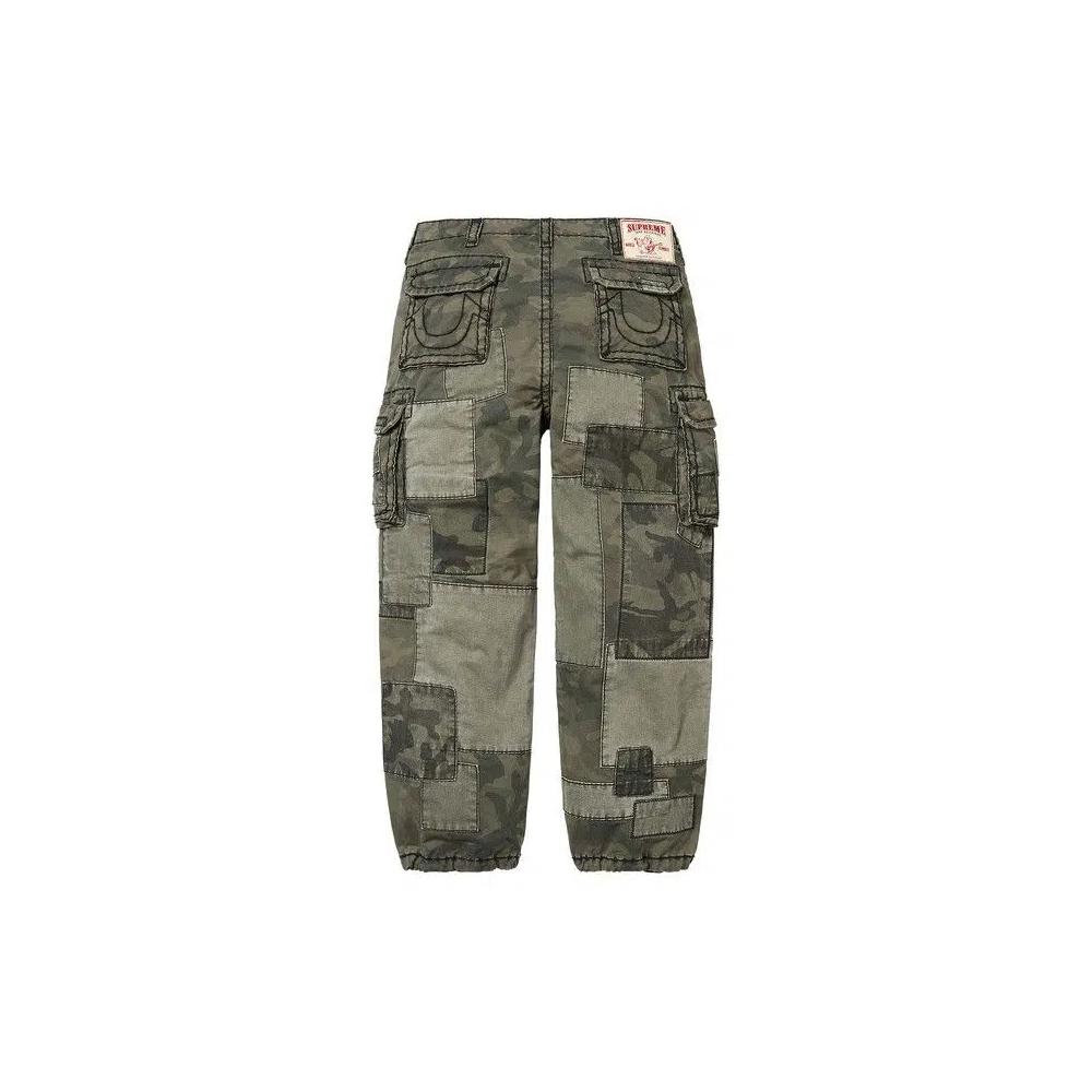 Карго-брюки Supreme x True Religion Patchwork Cargo Pant 'Olive Camo' 2
