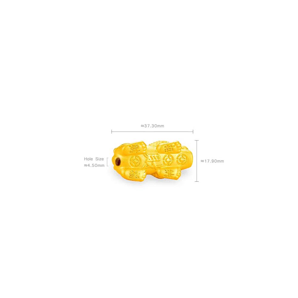 THE Mix Collection 999.9/24K Чистое золото Браслет с пиксиу и агатом Набор AGB-PX5G 2