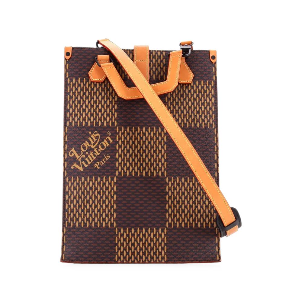 Сумка-тоут Nigo Limited Edition Giant Damier and Monogram Canvas Mini 2