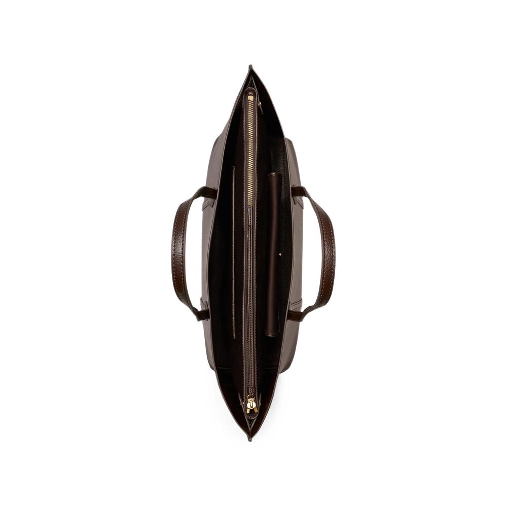 Perry pebbled-leather tote bag 3