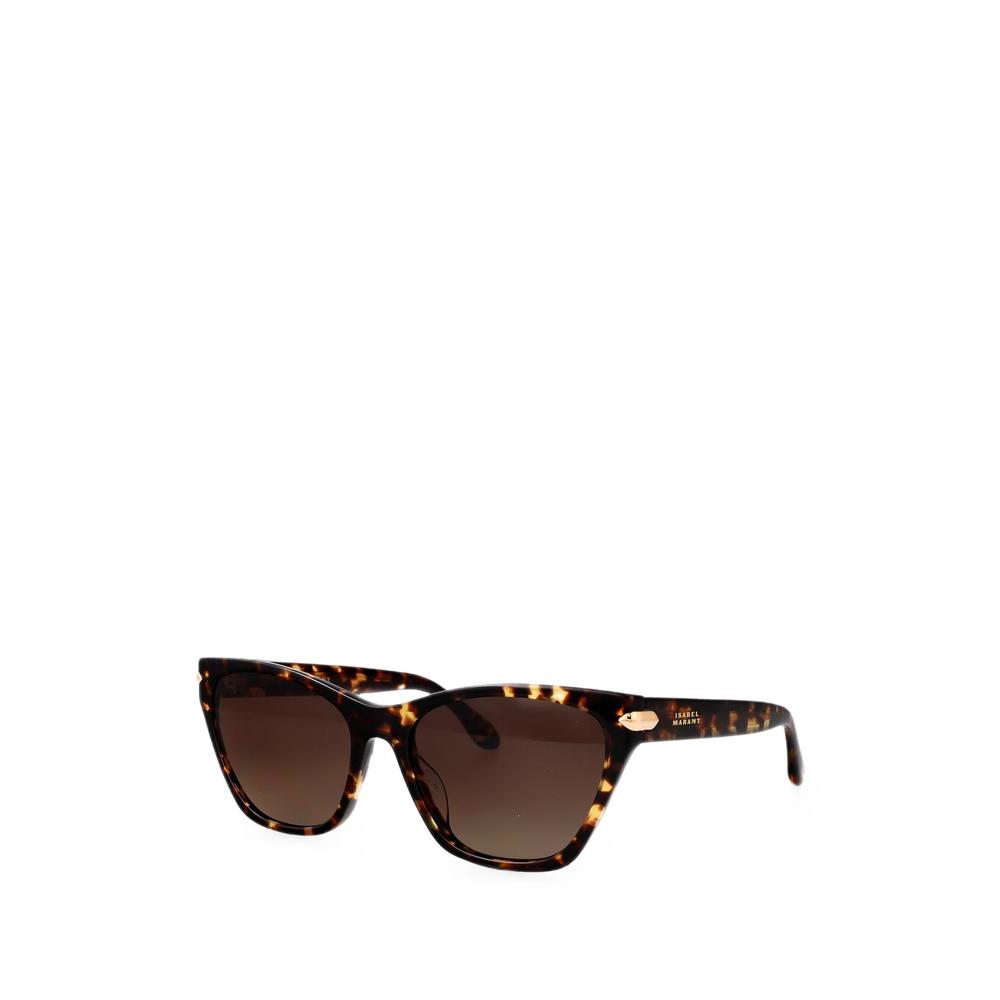 tortoiseshell-effect cat-eye frame sunglasses 2