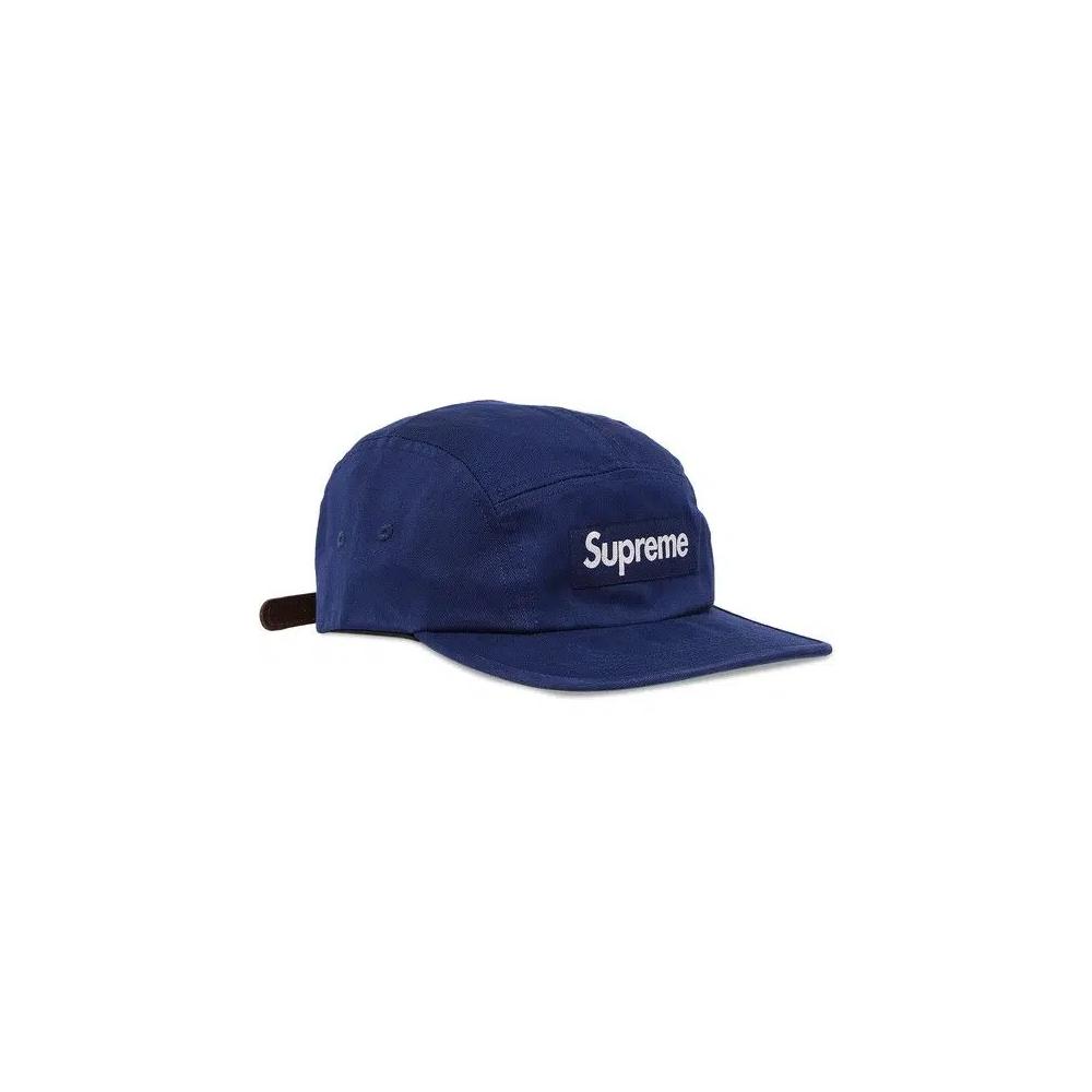 Кепки Supreme Washed Chino Twill Camp Cap 'Navy' 2