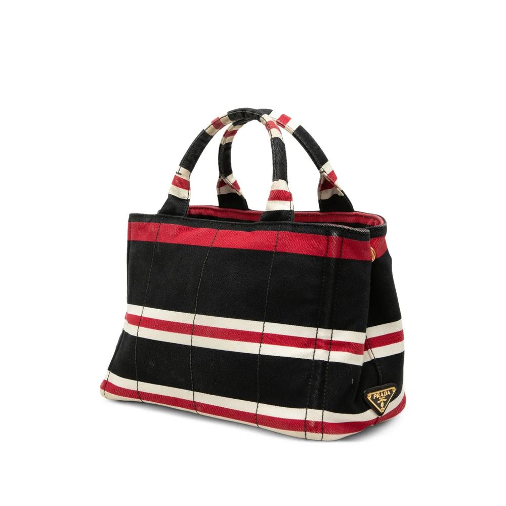 Маленькая сумка-сэтчел Canvas Canapa Logo Stripes Tote (2013-2026 годы) 2