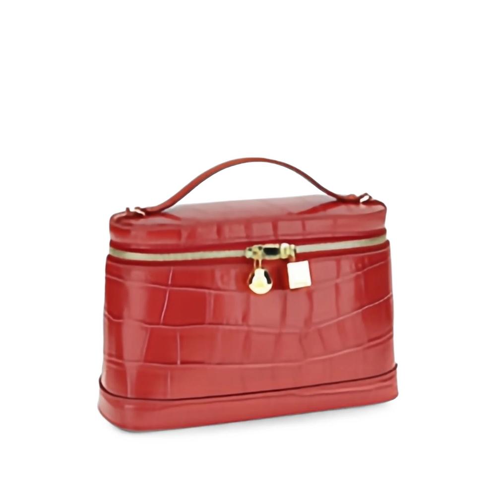 Le Petit Vanity croc-effect shoulder bag 2