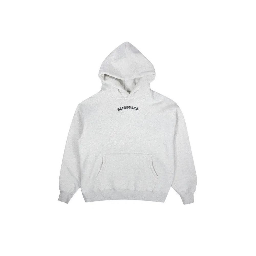 Топы Pleasures Neural Hoodie 'Серый меланж' 1