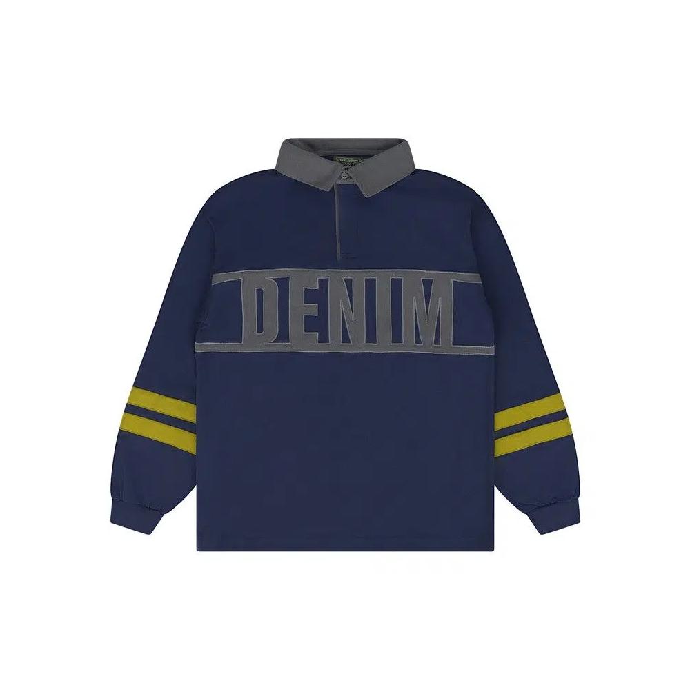 Джерси Denim Tears Denim Sport Rugby 'Blue' 1