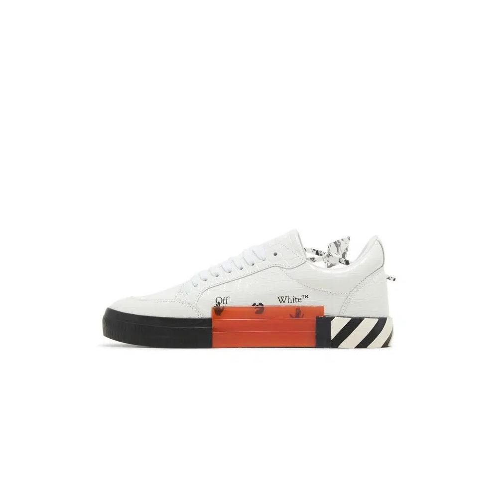 Кроссовки Off-White Vulc Sneaker 'Croco - White' 3