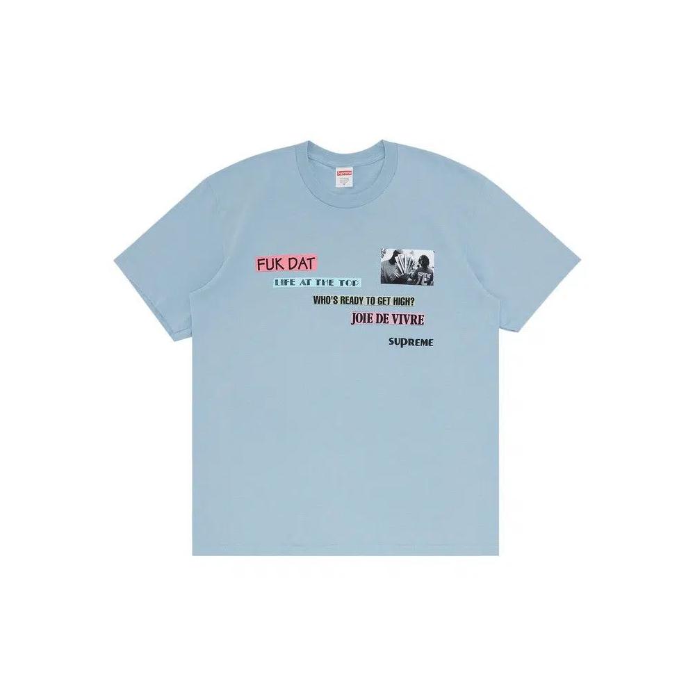 Футболки Supreme Joie De Vivre Tee 'Dusty Blue' 1