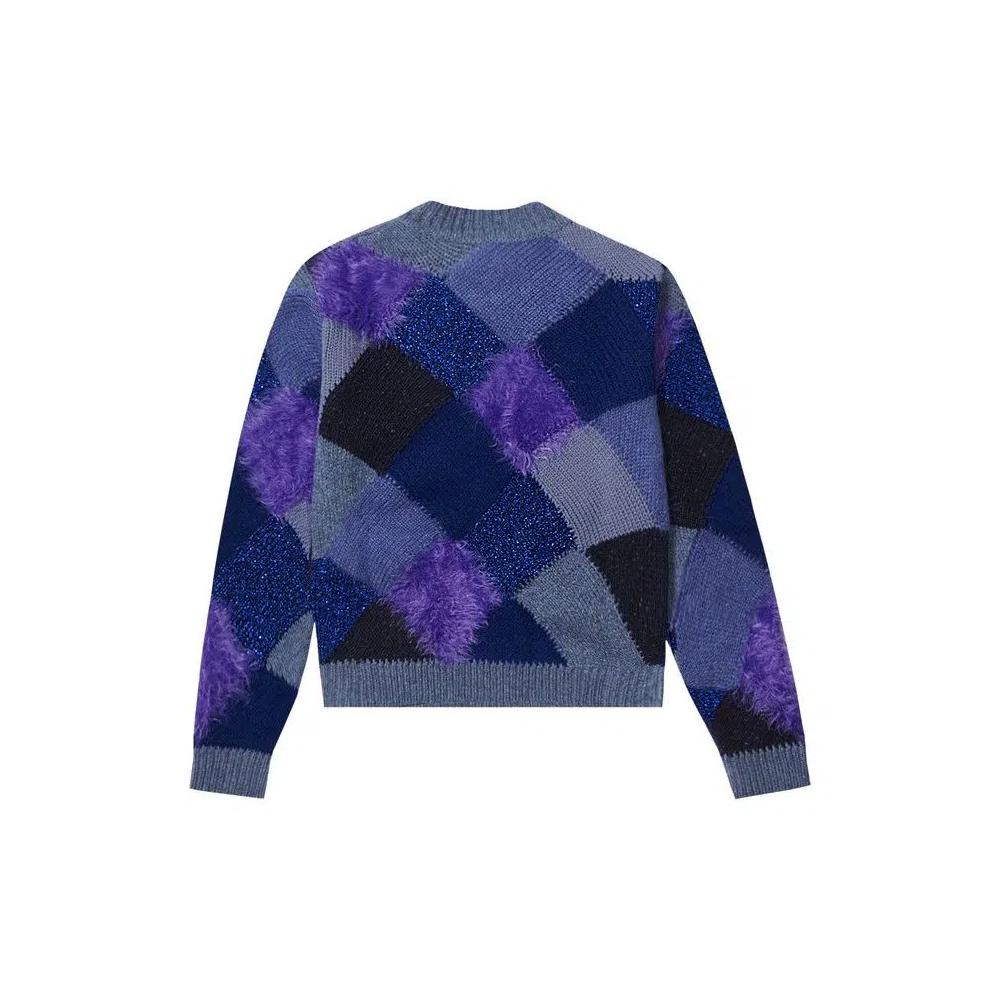 Sweaters Marni Rhombus Jumper With Rhombus Intarsia 'Синий' 3