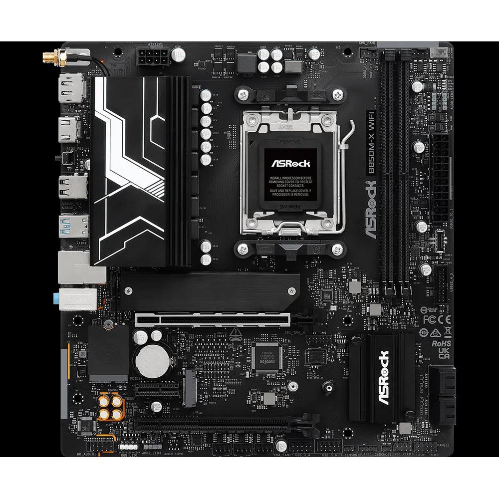 ASRock B850M-X WiFi R2.0 Micro-ATX материнская плата (DDR5) 2