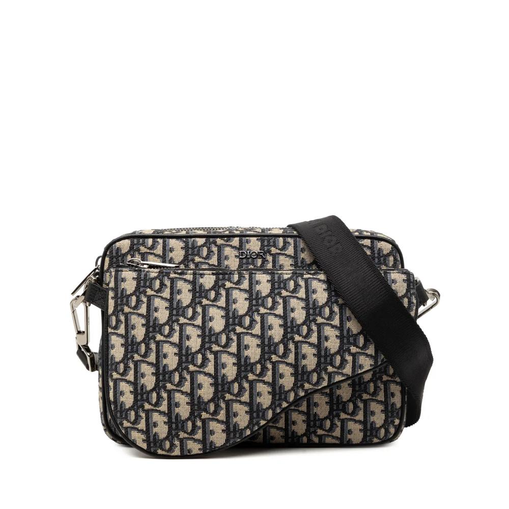 Сумка через плечо Oblique Canvas Saddle Triple Pouch (2023 год) 1