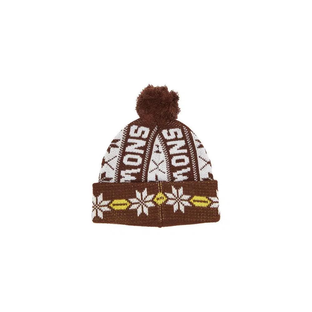 Бини Supreme Snow Beanie 'Brown' 2