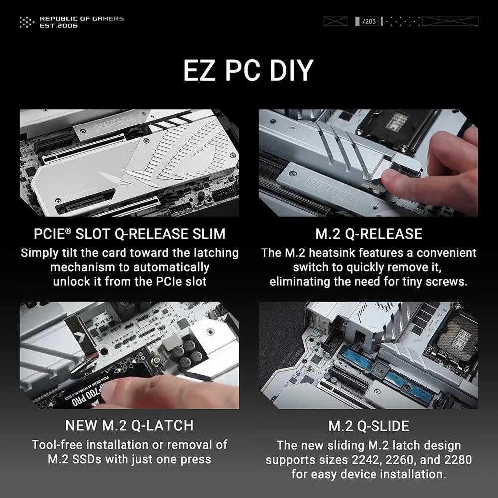 ASUS ROG MAXIMUS Z890 APEX ATX белая материнская плата (DDR5) 5