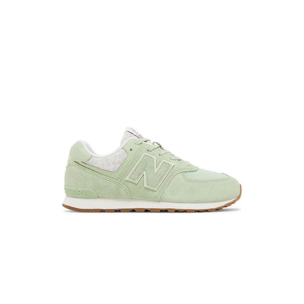 Кроссовки New Balance 574 Big Kid 'Floral - Avocado Gum' 1