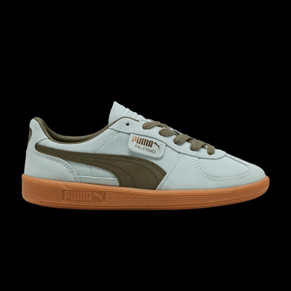 Кроссовки Puma Wmns Palermo 'Peaceful Blue Loden Green' 1