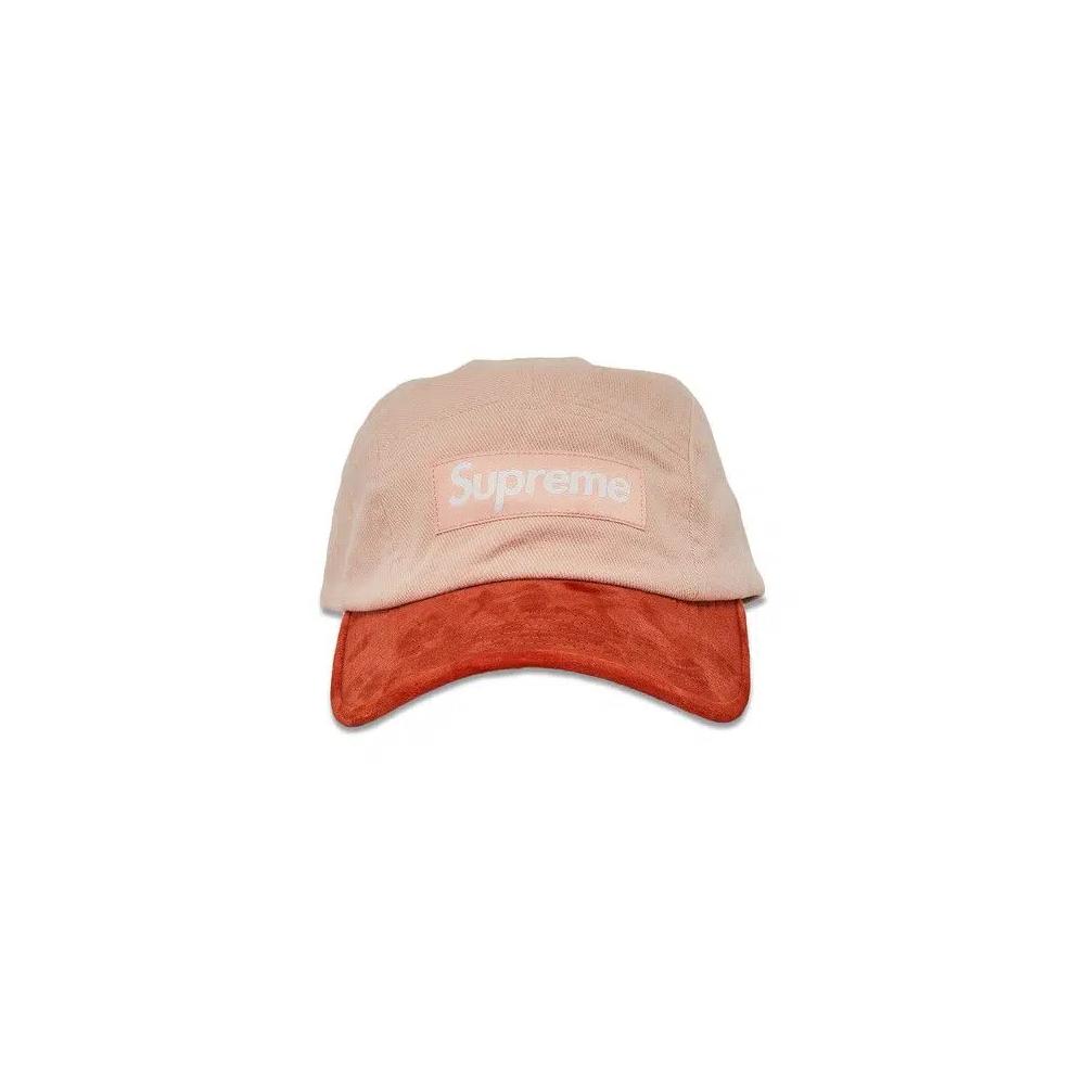 Кепки Supreme Suede Visor Camp Cap 'Peach' 1