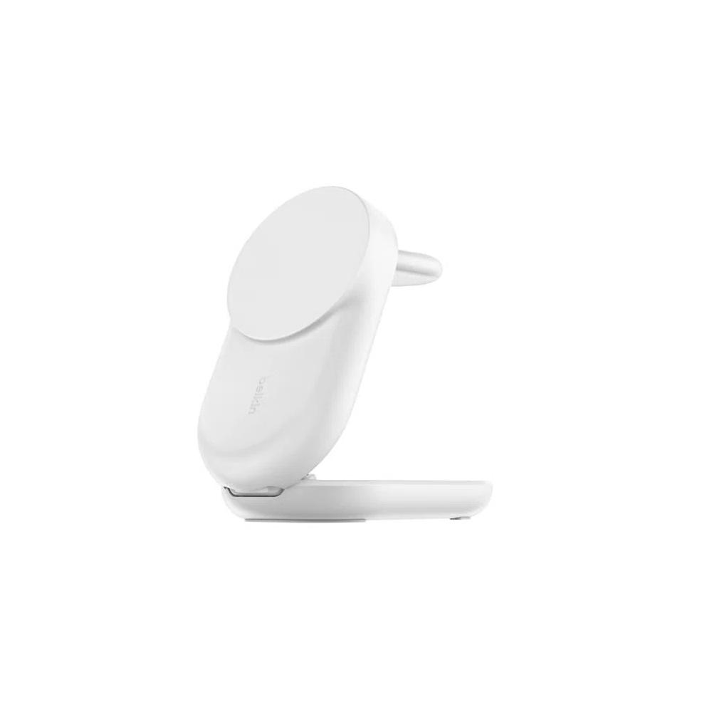 BELKIN UltraCharge Qi2 3-в-1 складное магнитное зарядное устройство 25 Вт — белый 4