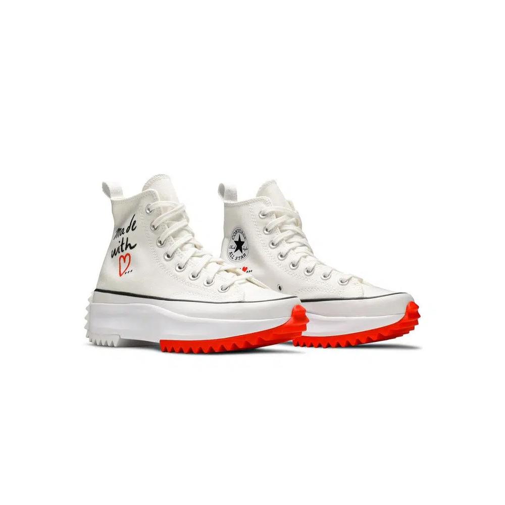 Лайфстайл Converse Wmns Run Star Hike High «Made With Love — White» 8