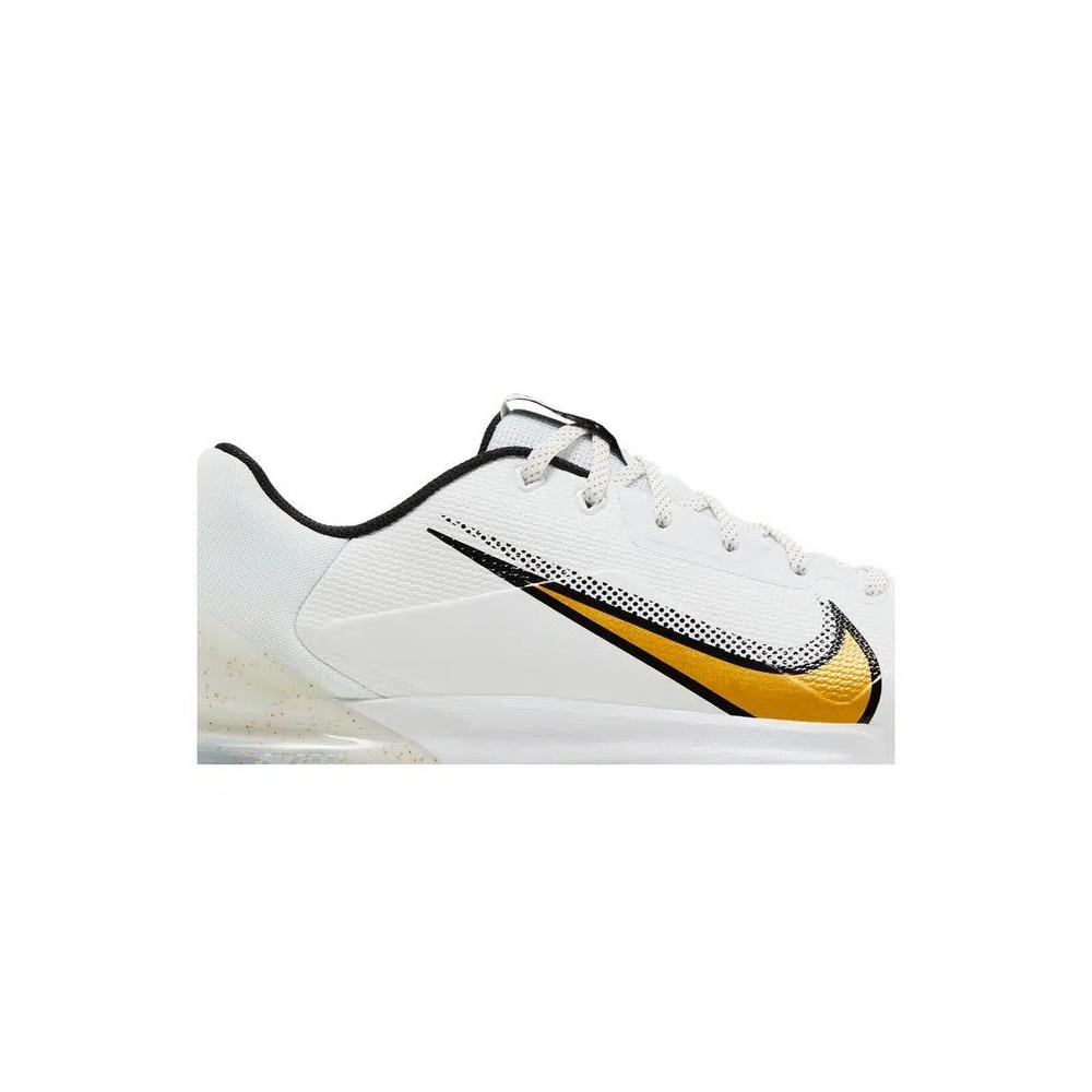 Бутсы Nike Force Zoom Trout 7 Pro 'White Metallic Gold' 2