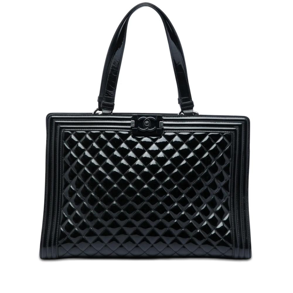 Большая сумка-тоут Quilted Patent Boy Shopping (2014-2015 годы) 1