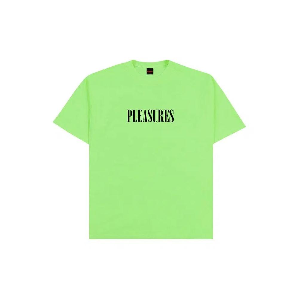 Топы Pleasures Exhibition Футболка 'Лайм' 1