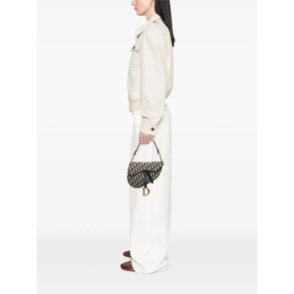 Сумка на плечо Oblique Canvas Saddle Bag (2018 год) 2