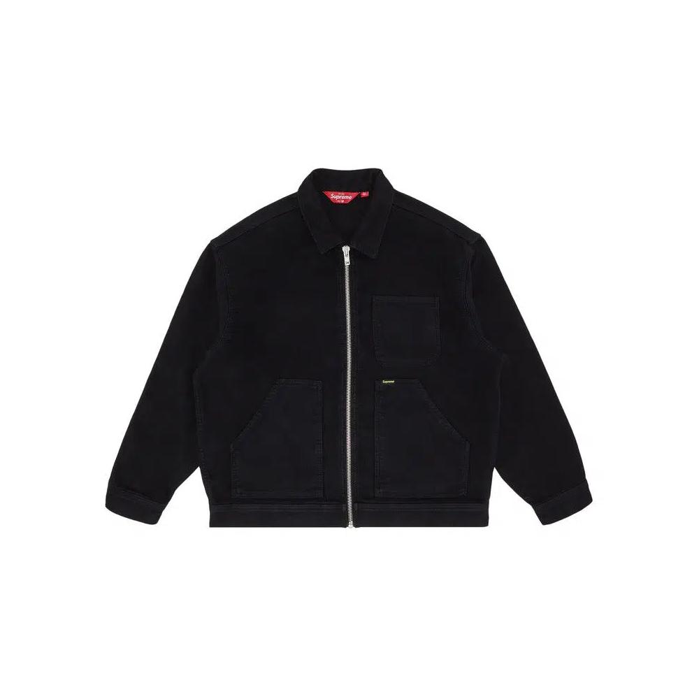 Куртки Supreme Moleskin Work Jacket «Black» 1
