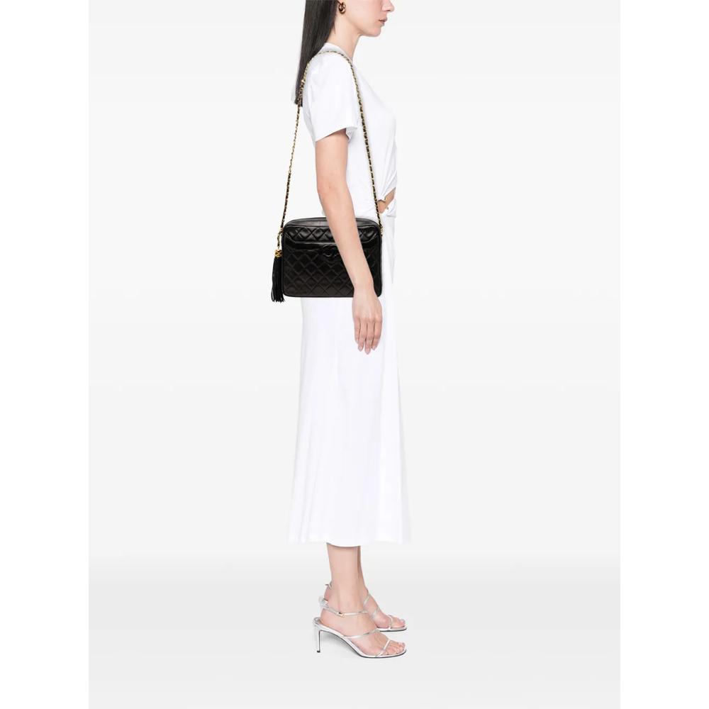 Сумка через плечо CC Quilted Lambskin Tassel Camera Bag (1991-1994 годы) 2