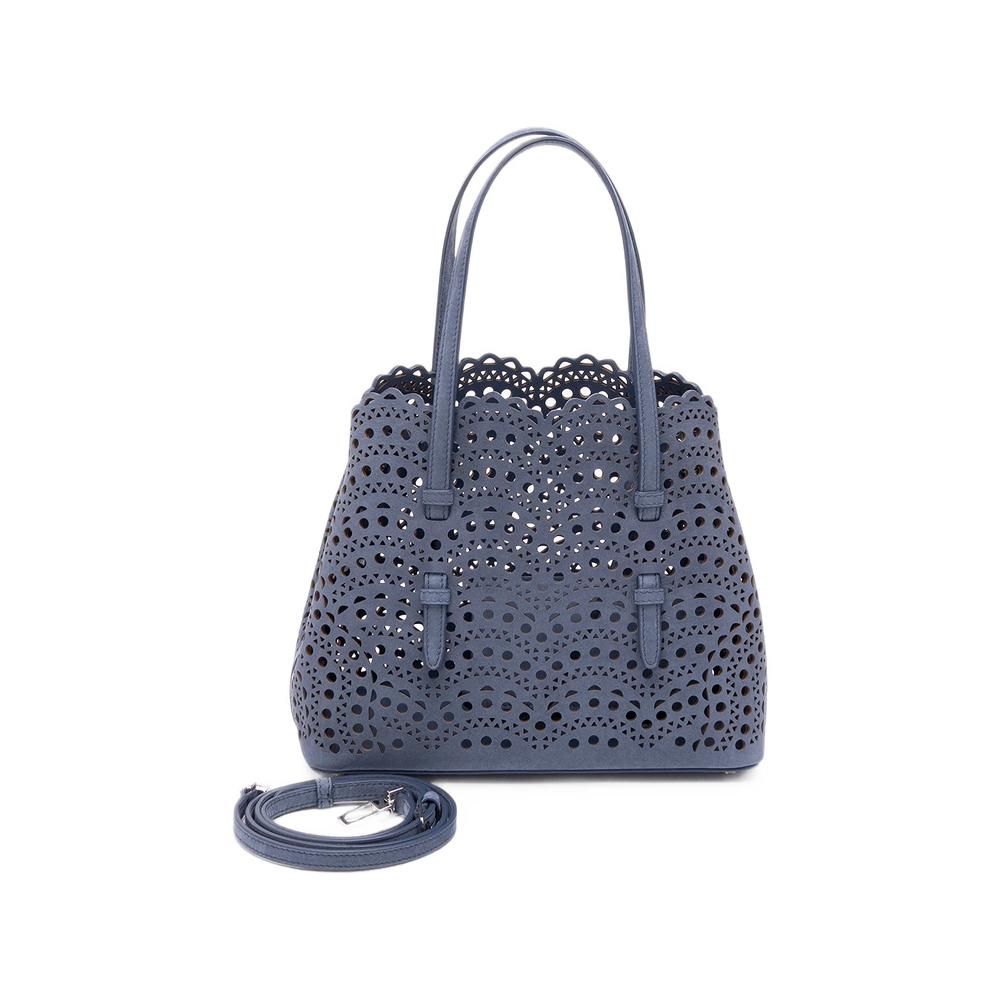 Mina 26 bag in perforated Vienne nubuck tote bag 2