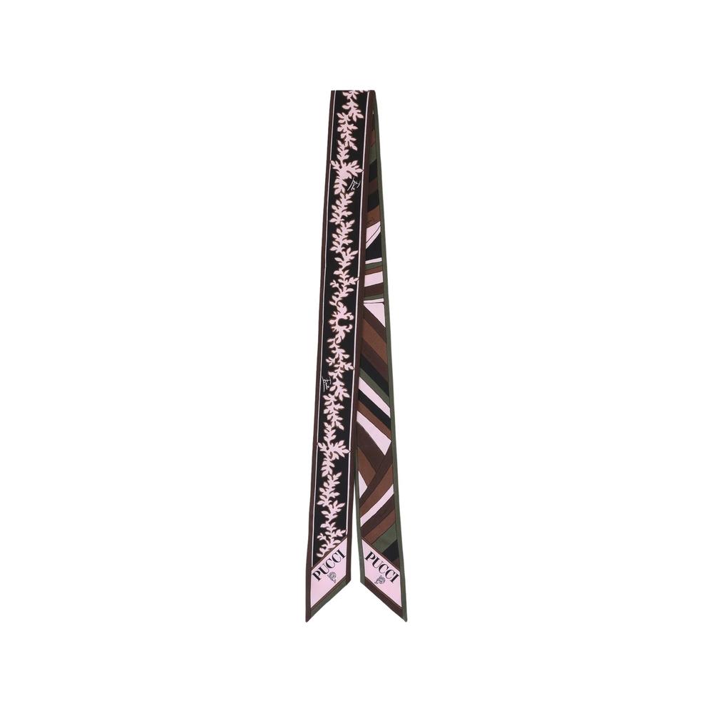 mixed print silk bandeau 1
