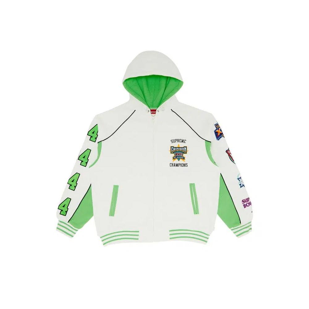 Худи Supreme Playoffs Zip Up Hooded Sweatshirt 'Белый' 1