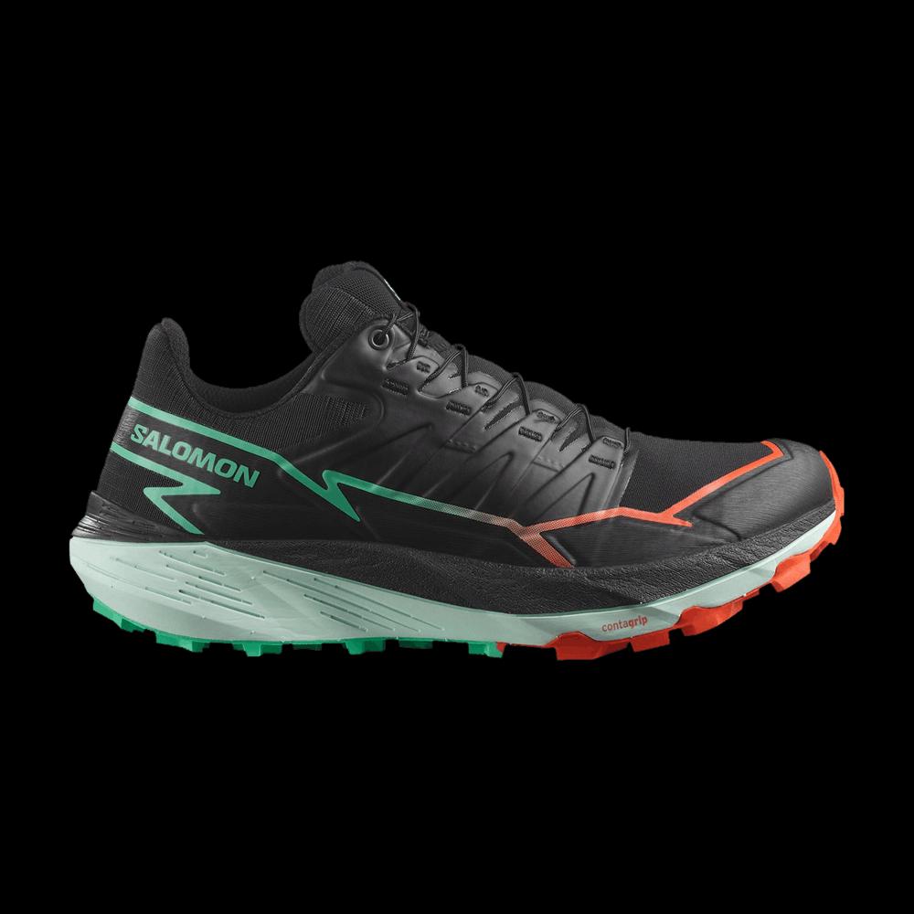 Кроссовки Salomon Wmns Thundercross «Black Cherry Tomato Green» 1