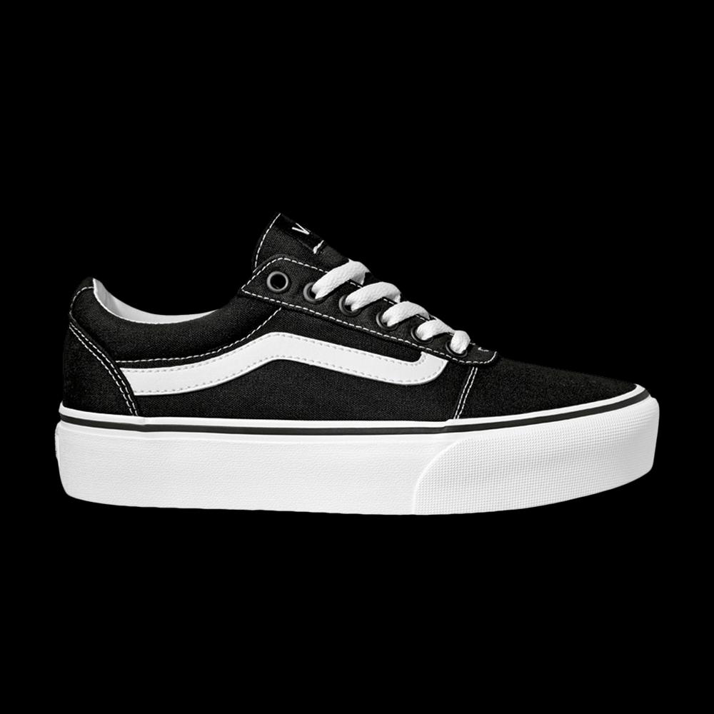 Кроссовки Vans Wmns Ward Platform 'Black White' 1