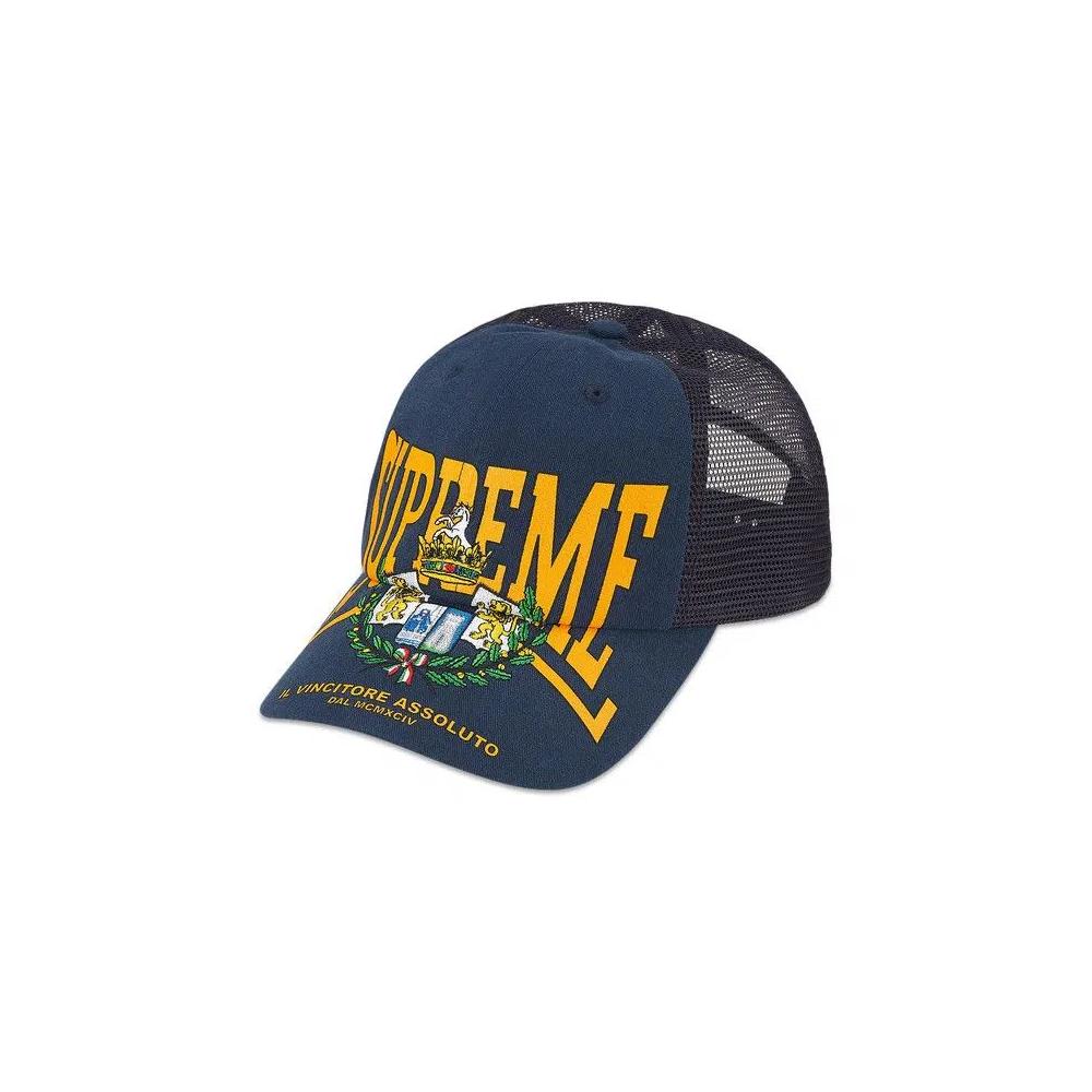 Кепки Supreme Crest Mesh Back 6-Panel 'Navy' 1