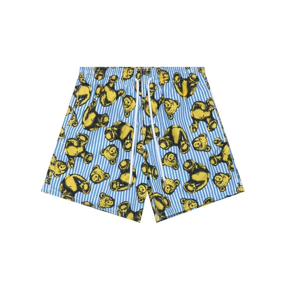 Плавки Palm Angels x Vilebrequin Bear Print 'Голубой' 1