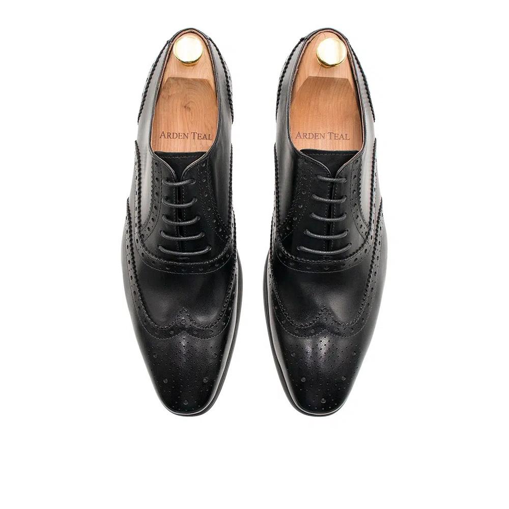 Оксфорды Salvador Wingtip Black 6