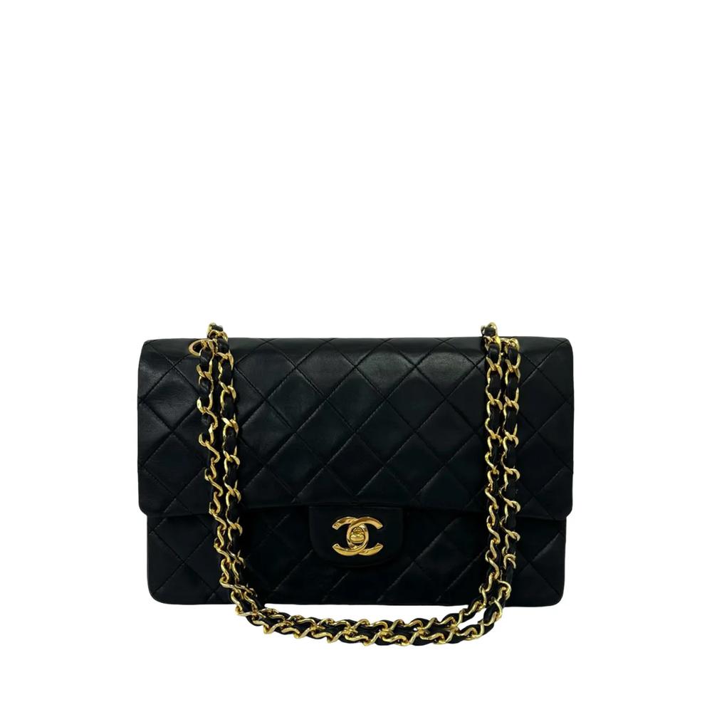 Сумка на плечо Medium Classic Lambskin Double Flap (1986-1988 годы) 1
