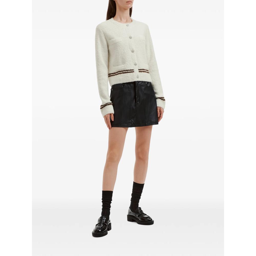 stripe-trim button-up cardigan 2