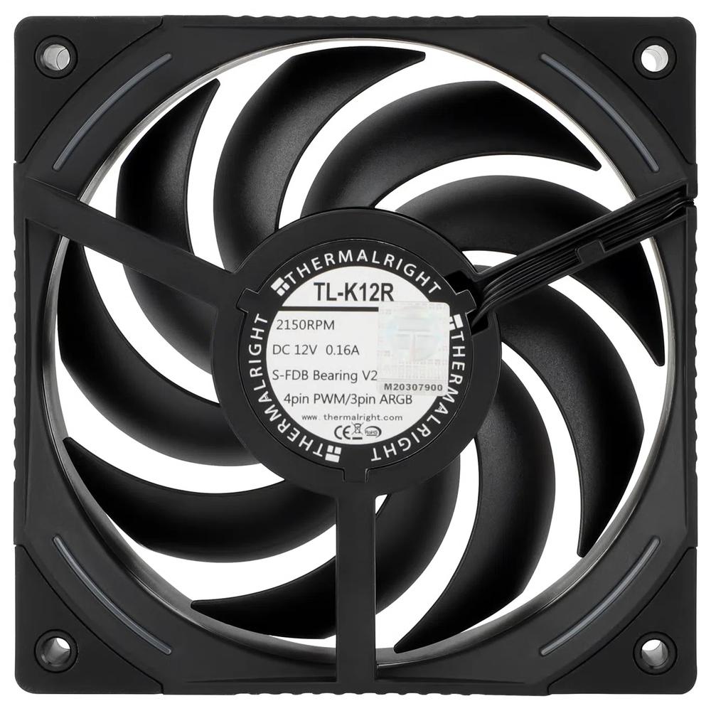 ThermalRight TL-K12R ARGB 120 мм обратный вентилятор - черный 4