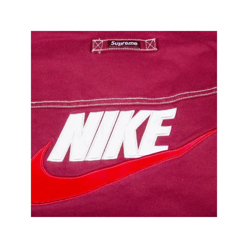 Куртки Supreme x Nike Double Zip Quilted Work Jacket 'Бургунди' 3