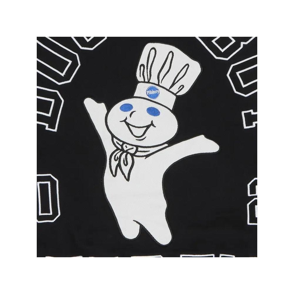 Варсити-куртки Supreme x Mitchell & Ness Doughboy Twill Varsity Jacket «Black» 3