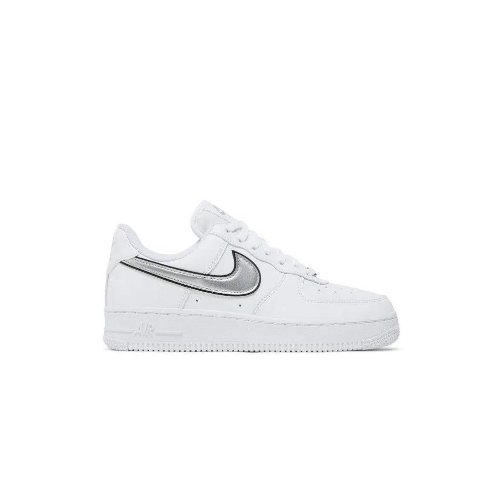 Кроссовки Nike Wmns Air Force 1 '07 Essential 'White Metallic Silver' 1