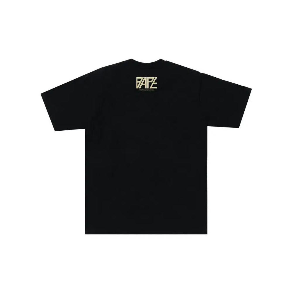 Футболка BAPE Logo Monogram Tee 'Black' 2