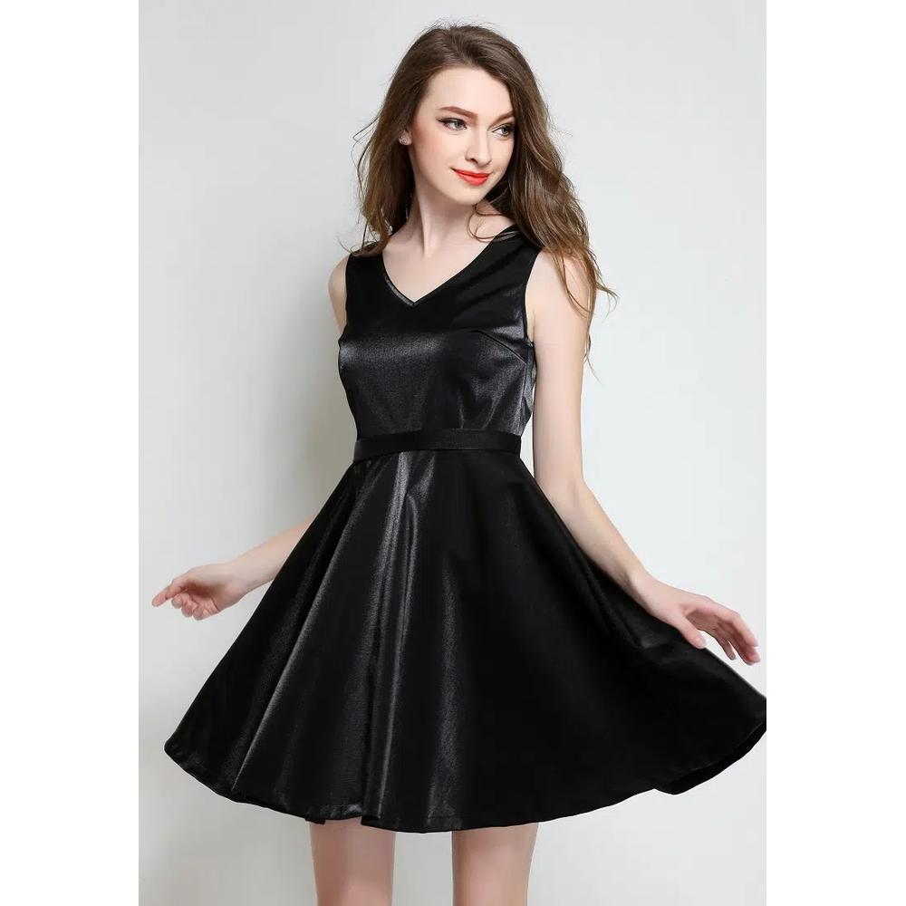 Коллекционное платье из ткани New Symphony S04055BK. 4