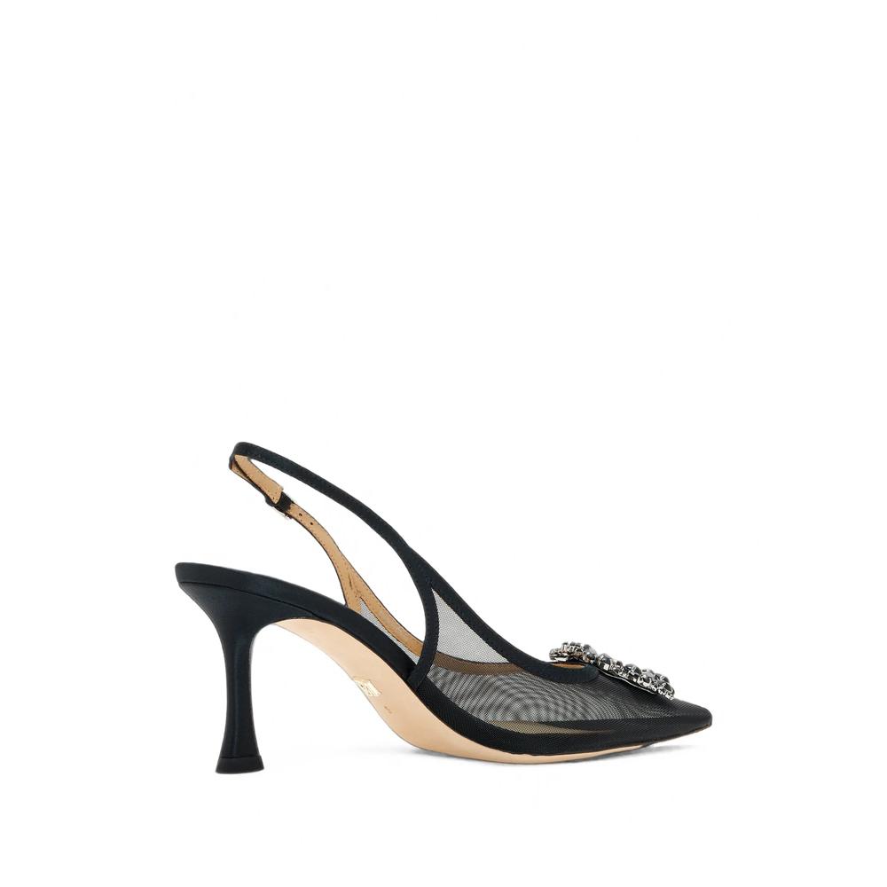 Yuta crystal-embellished mesh pumps 1