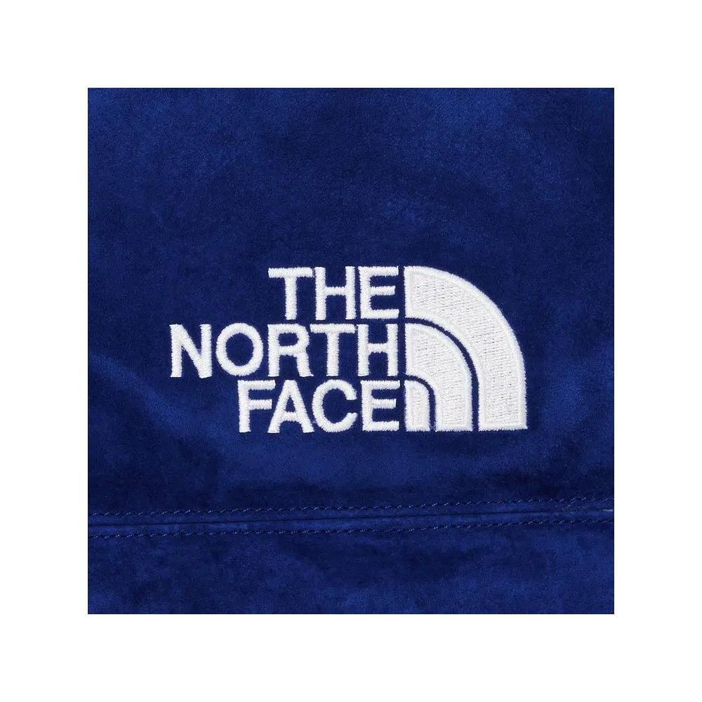 Пуховики Supreme x The North Face Suede Nuptse Jacket 'Blue' 3
