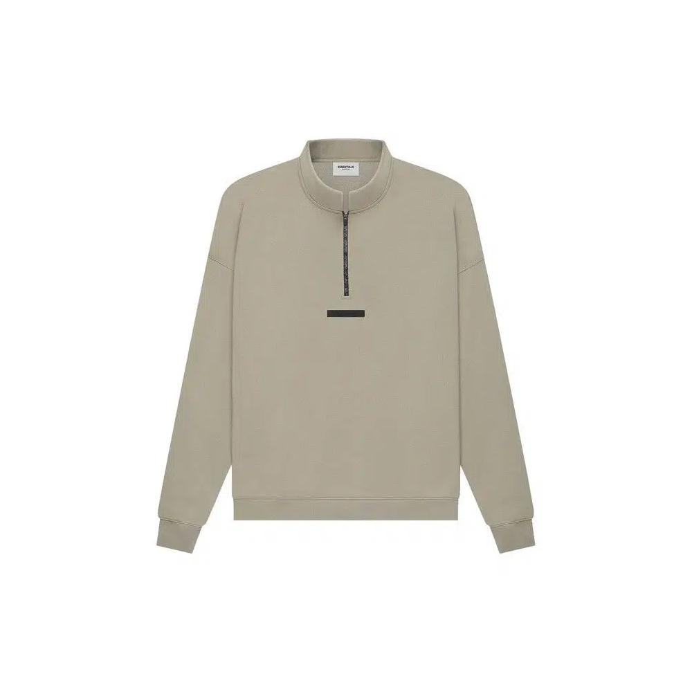 Полузастежки Fear of God Essentials Mockneck Half Zip 'Moss' 1